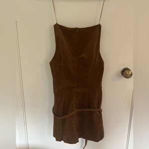 Zara brown corduroy dress